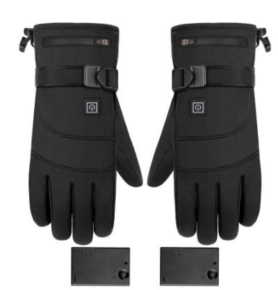 Guantes de pantalla táctil calentados para motocicleta eléctrica de invierno