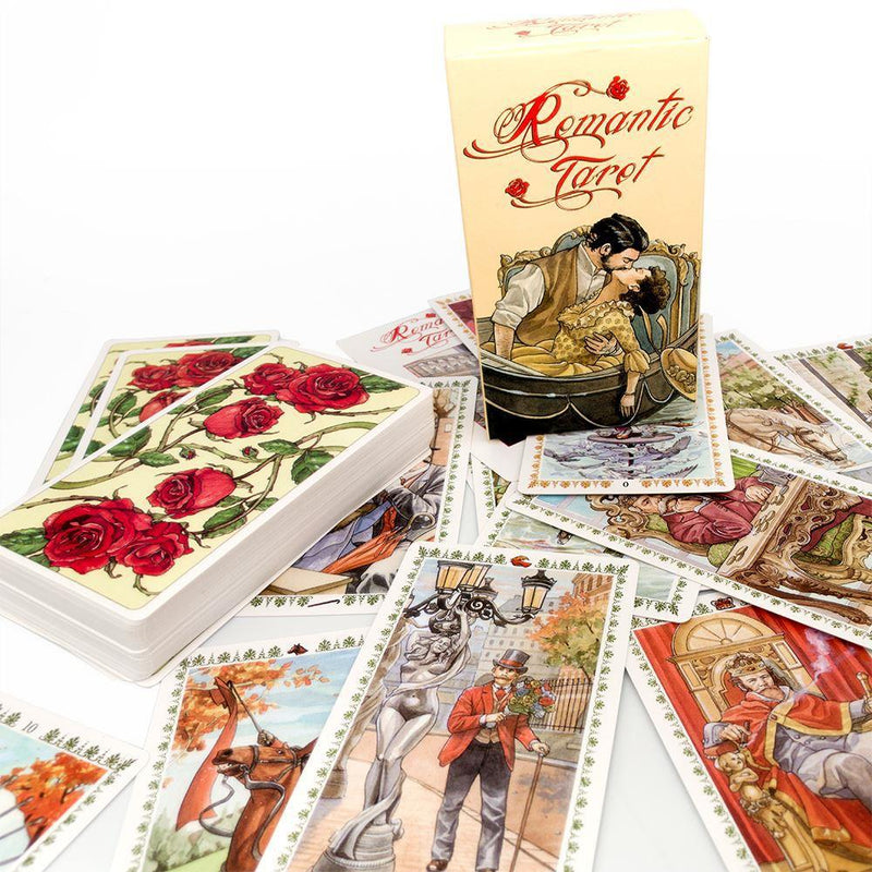 Baraja de cartas del tarot romántico