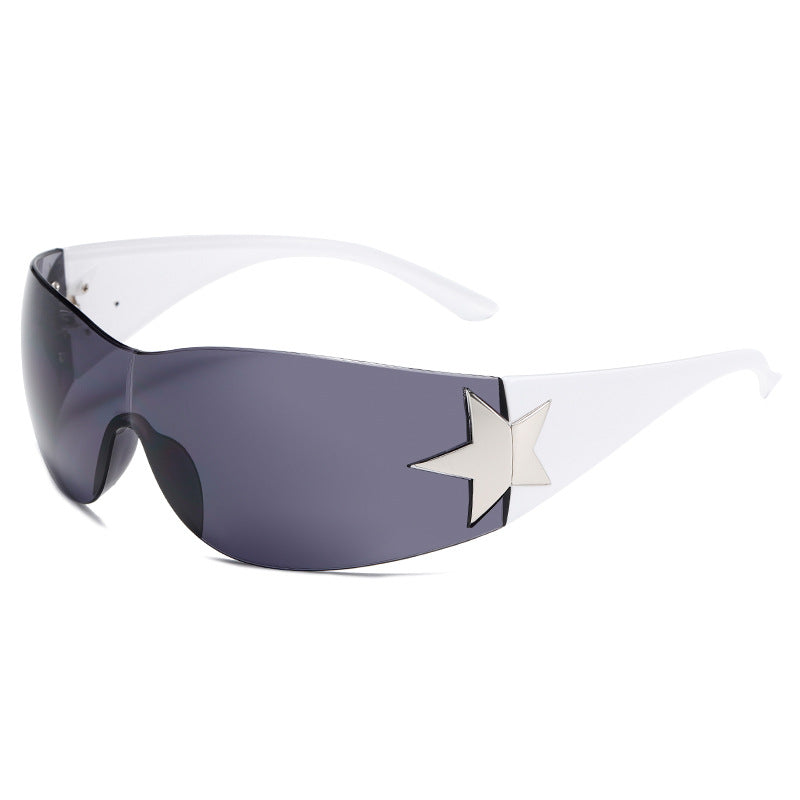 Women's Fashion Five-pointed Star Rimless Sunglasses