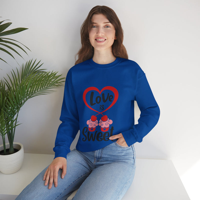 Love Is Sweet - Unisex Heavy Blend™ Crewneck Sweatshirt