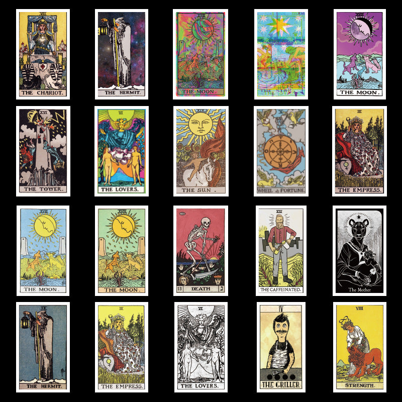 60 tarot cards