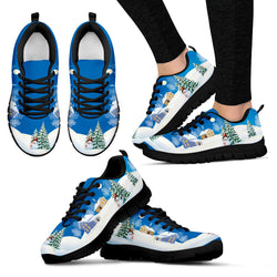 White Christmas Women's Sneakers