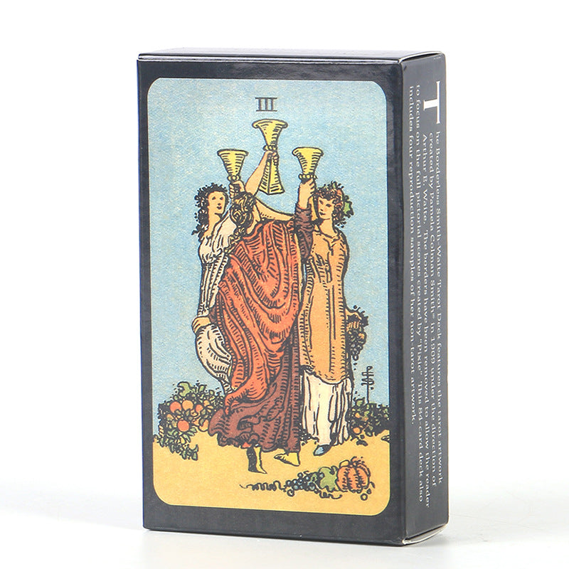 Borderless Waite Tarot Cards Oracle Card Visual Tarot Game