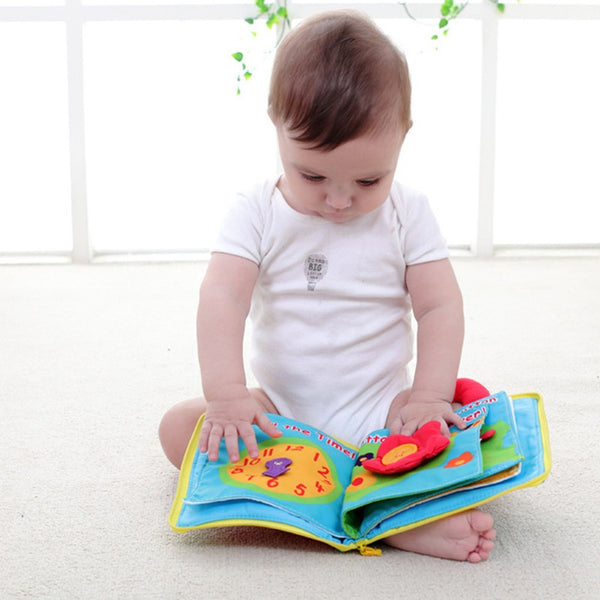 Libros de tela suave multifuncionales para bebés