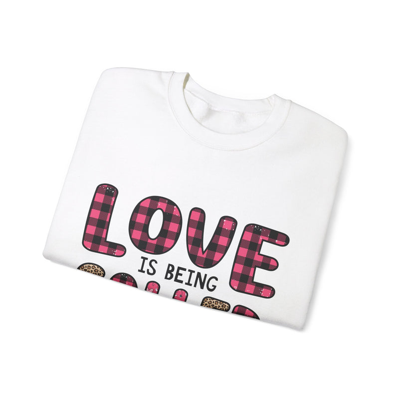 Love Is Being Called Mama - Unisex Heavy Blend™ Crewneck Sweatshirt