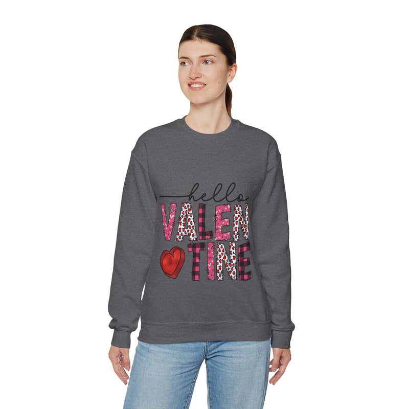 Hello Valentine - Unisex Heavy Blend™ Crewneck Sweatshirt