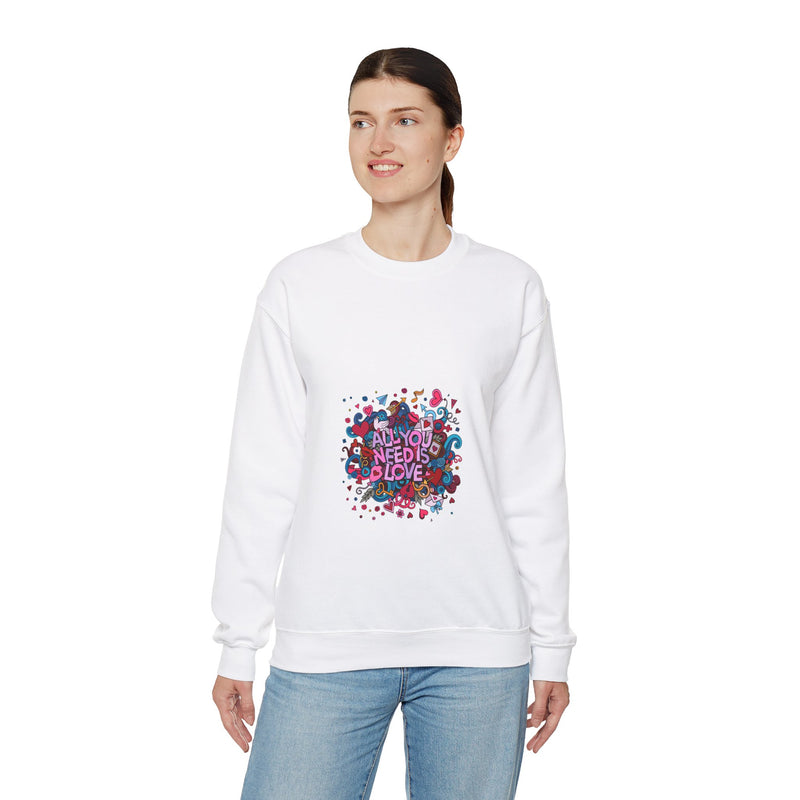 All You Need Is Love - Unisex Heavy Blend™ Crewneck Sweatshirt