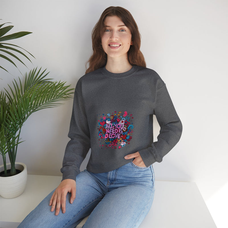 All You Need Is Love - Unisex Heavy Blend™ Crewneck Sweatshirt