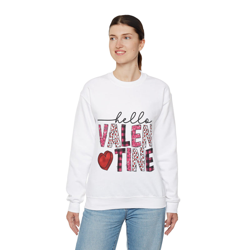 Hello Valentine - Unisex Heavy Blend™ Crewneck Sweatshirt