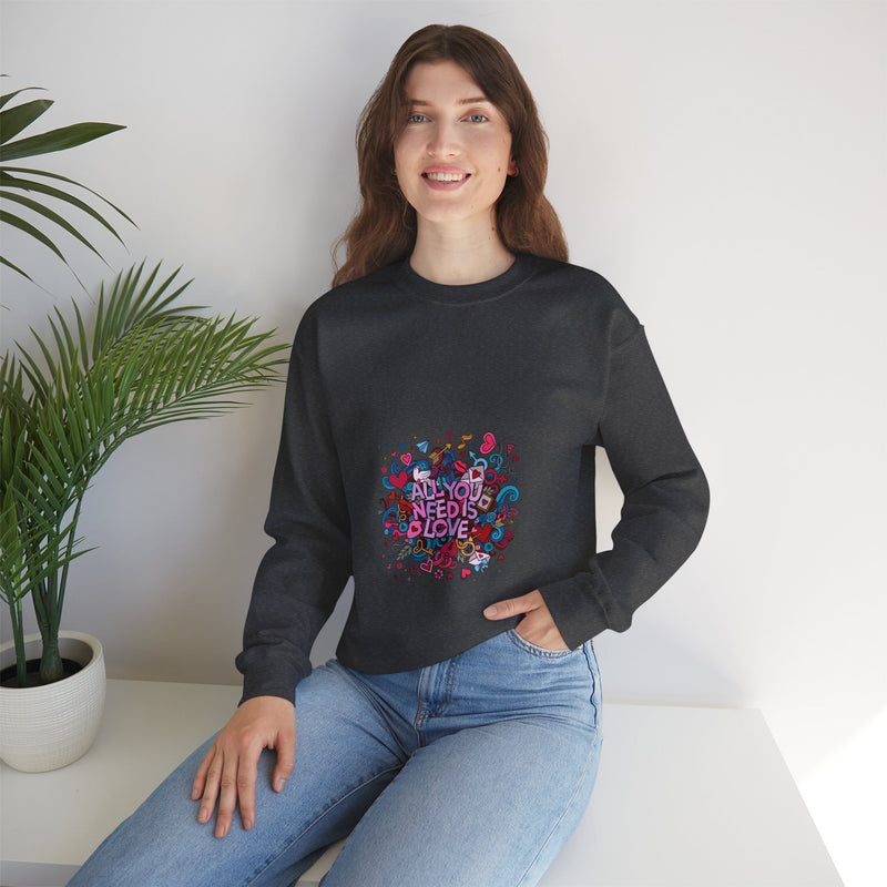 All You Need Is Love - Unisex Heavy Blend™ Crewneck Sweatshirt