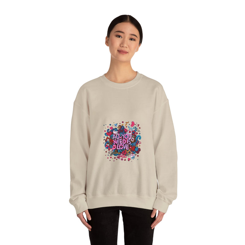 All You Need Is Love - Unisex Heavy Blend™ Crewneck Sweatshirt