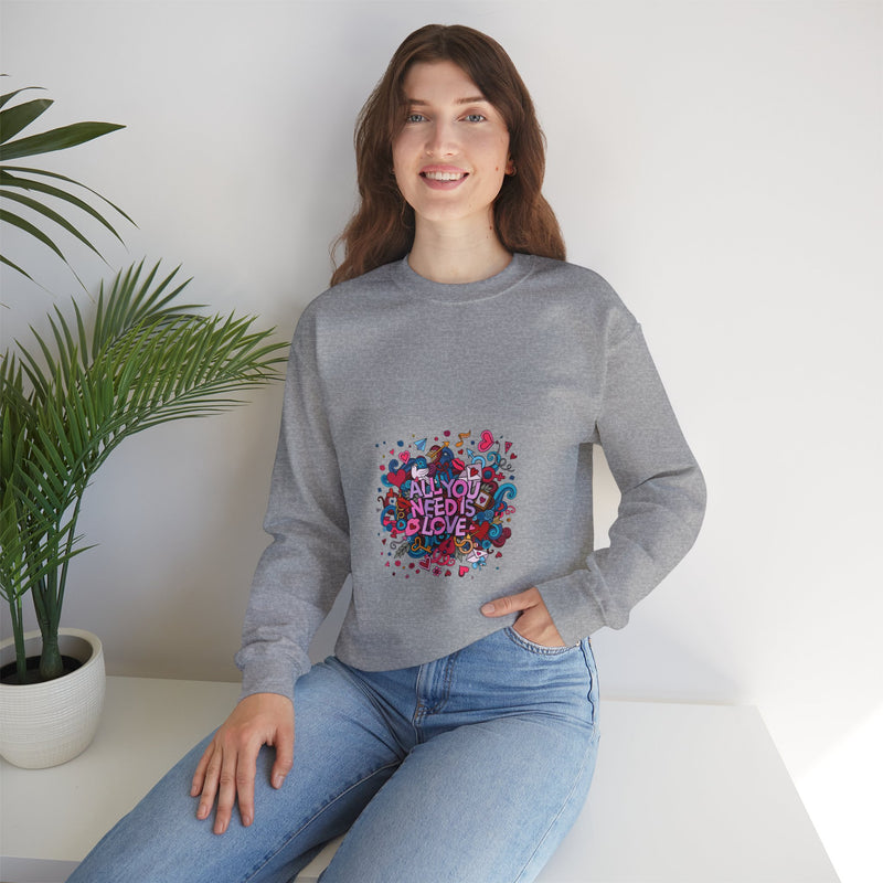 All You Need Is Love - Unisex Heavy Blend™ Crewneck Sweatshirt