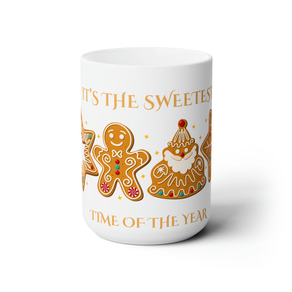 Ceramic Mug 15oz - Gingerbread Men