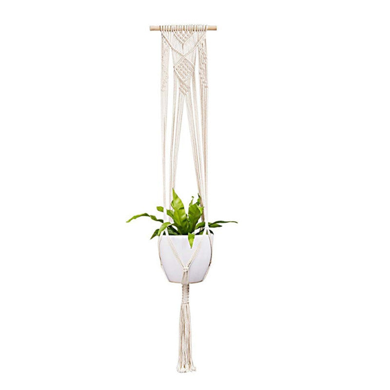 4 Pack - Macrame Hanging Baskets