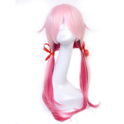 Cosplay animation Pink Double ponytail wig