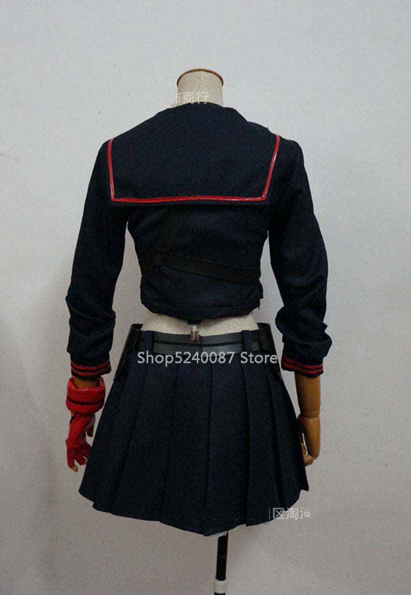 Cosplay Costume T-Shirt Skirt Sailor-Suit School-Uniform Ryuko Kill-Matoi Japanese-Anime