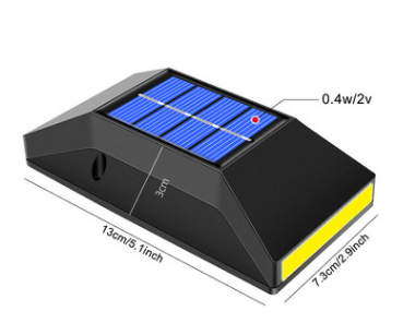 Luz solar de pared pequeña Luz de escalera 6LED