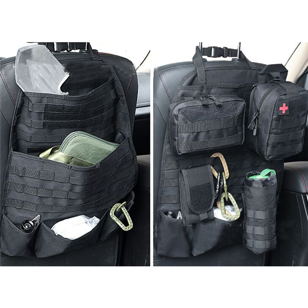 Multi-function Tactical Universal Car Back Seat Organizer Cover Bag
