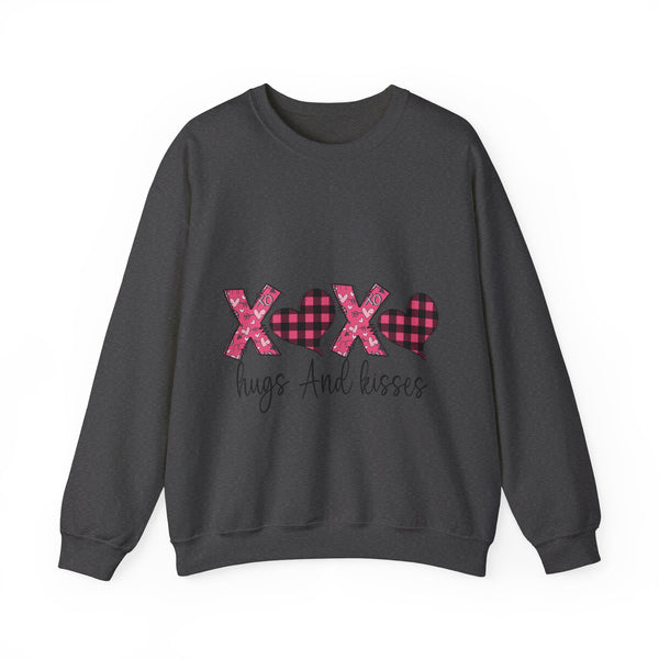 X0X0 - Hugs and Kisses - Unisex Heavy Blend™ Crewneck Sweatshirt