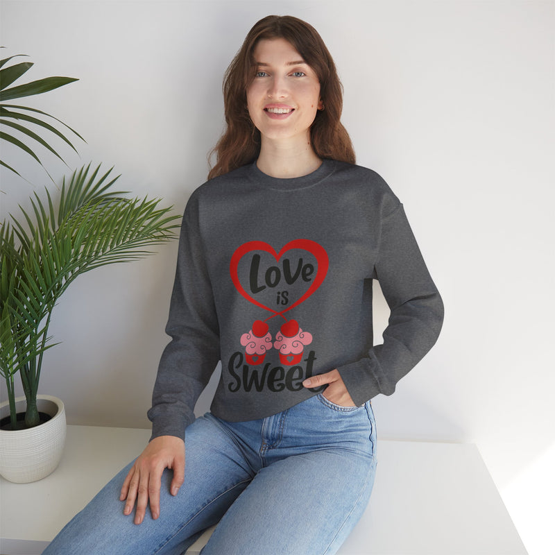 Love Is Sweet - Unisex Heavy Blend™ Crewneck Sweatshirt