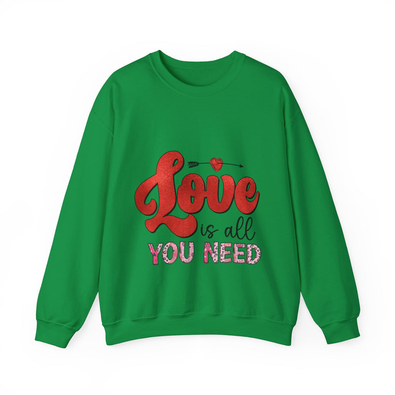 Love Is All You Need - Unisex Heavy Blend™ Crewneck Sweatshirt