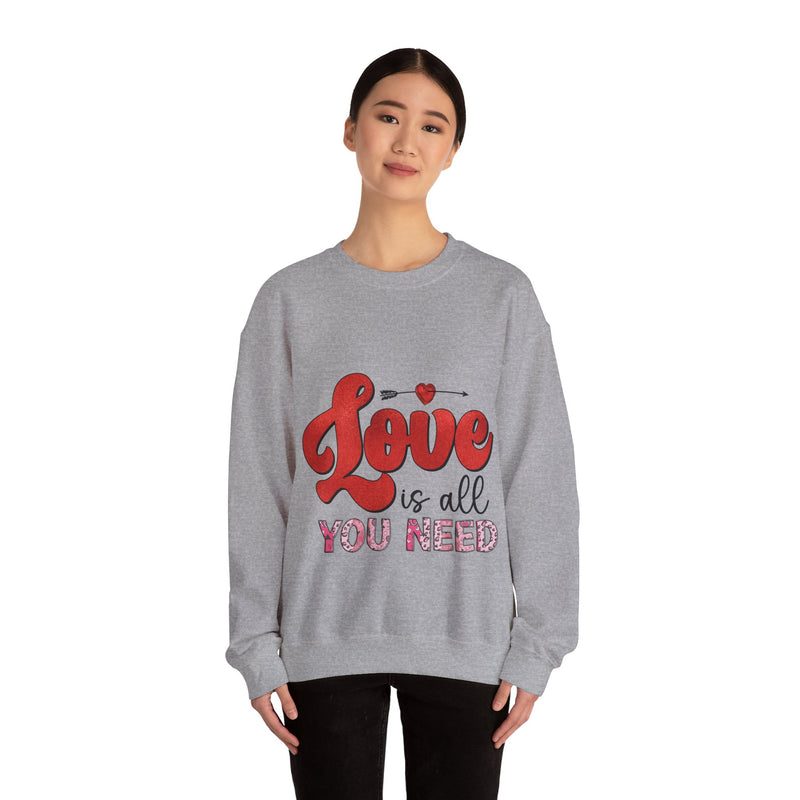 Love Is All You Need - Unisex Heavy Blend™ Crewneck Sweatshirt