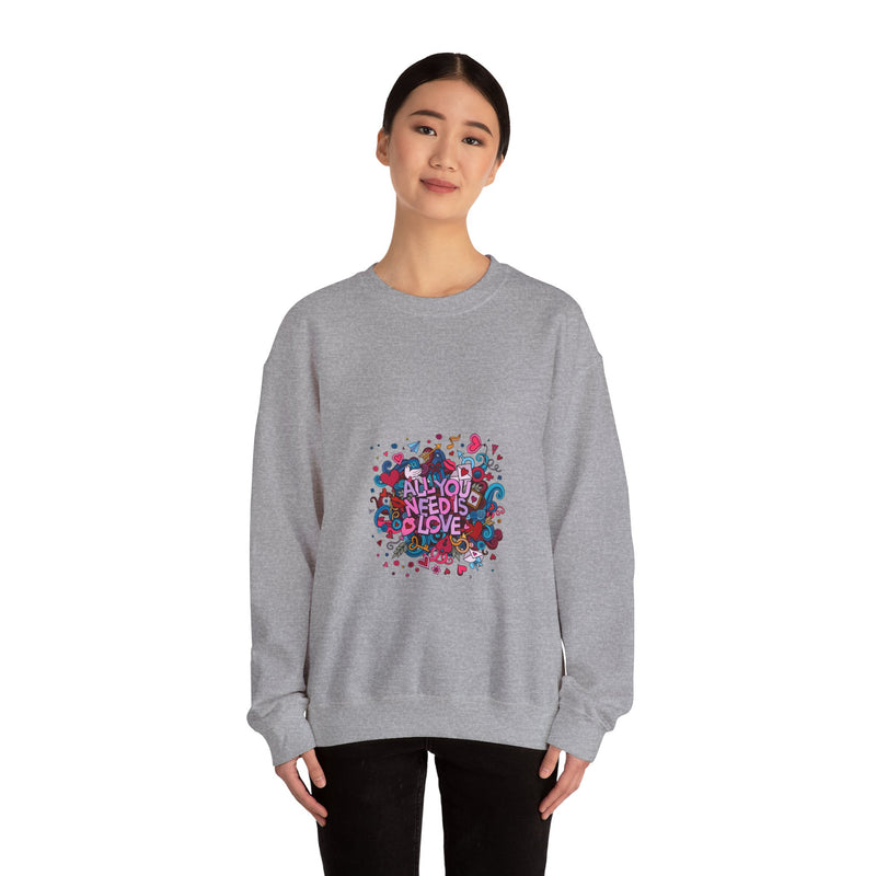 All You Need Is Love - Unisex Heavy Blend™ Crewneck Sweatshirt