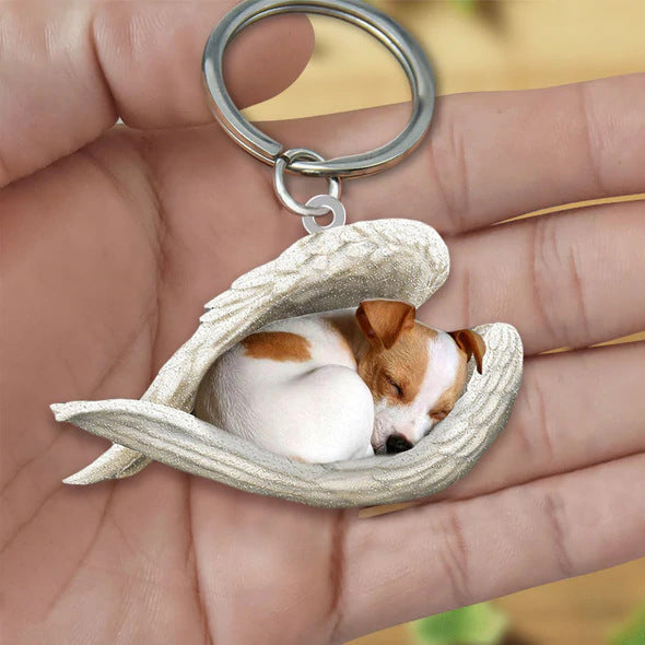 Creative Fashion Cute Dog-shaped Acrylic Keychain