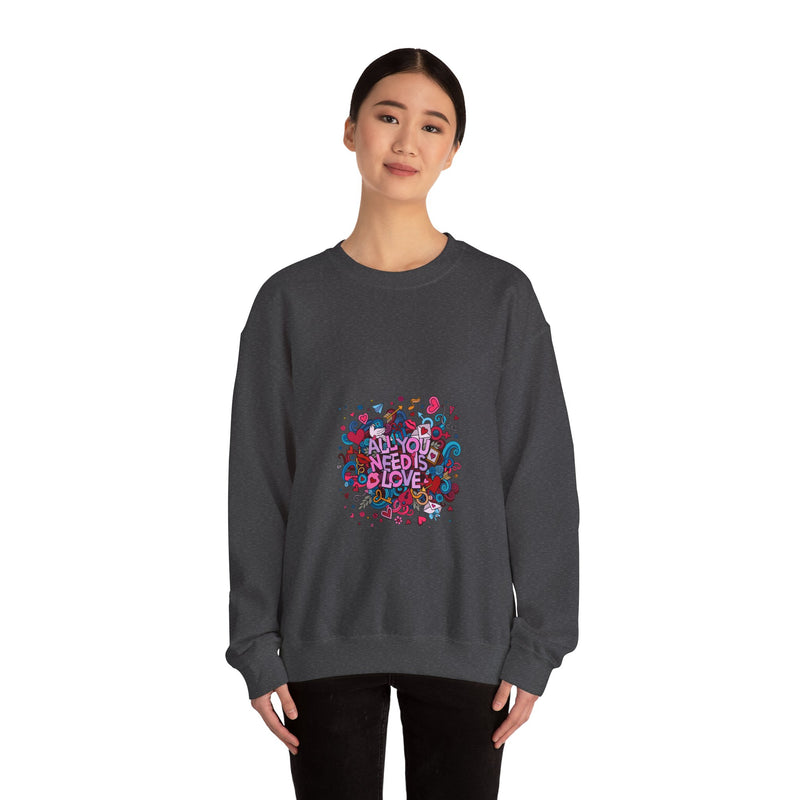 All You Need Is Love - Unisex Heavy Blend™ Crewneck Sweatshirt