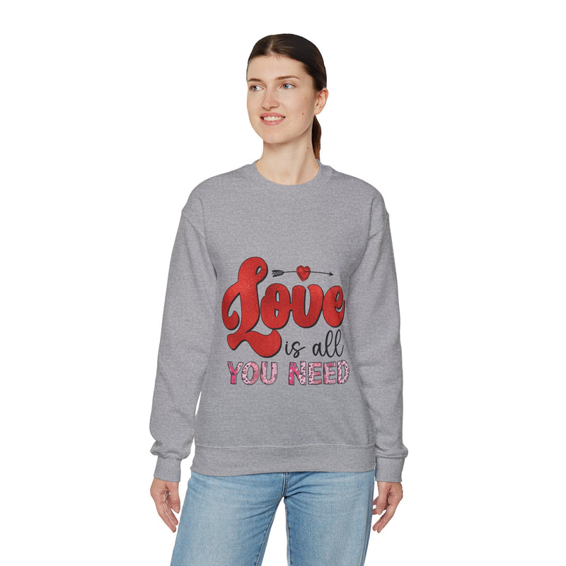 Love Is All You Need - Unisex Heavy Blend™ Crewneck Sweatshirt