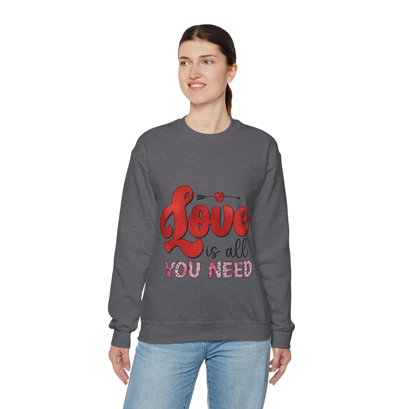 Love Is All You Need - Unisex Heavy Blend™ Crewneck Sweatshirt