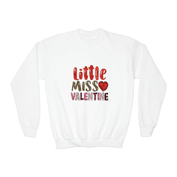 Little Miss Valentine - Youth Crewneck Sweatshirt