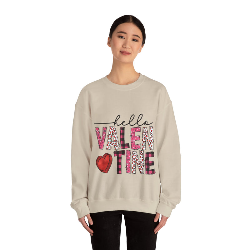 Hello Valentine - Unisex Heavy Blend™ Crewneck Sweatshirt