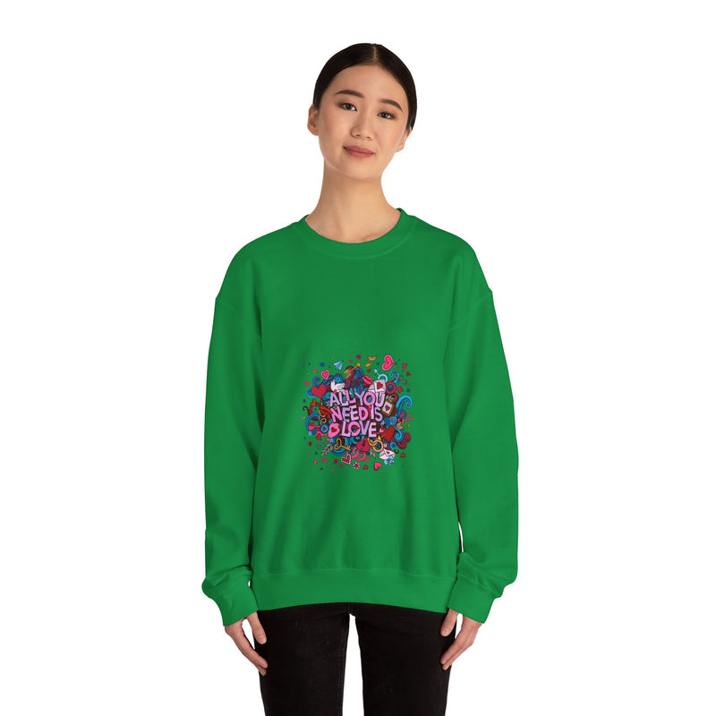 All You Need Is Love - Unisex Heavy Blend™ Crewneck Sweatshirt