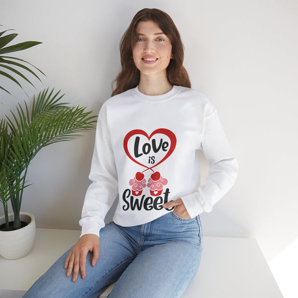 Love Is Sweet - Unisex Heavy Blend™ Crewneck Sweatshirt