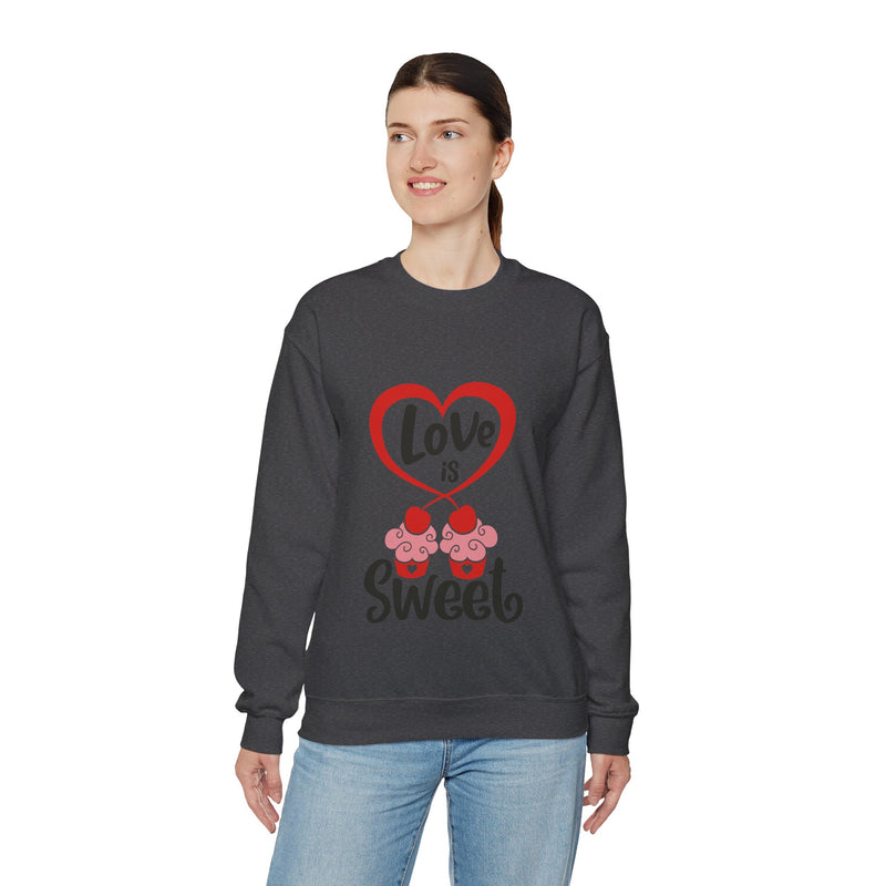 Love Is Sweet - Unisex Heavy Blend™ Crewneck Sweatshirt