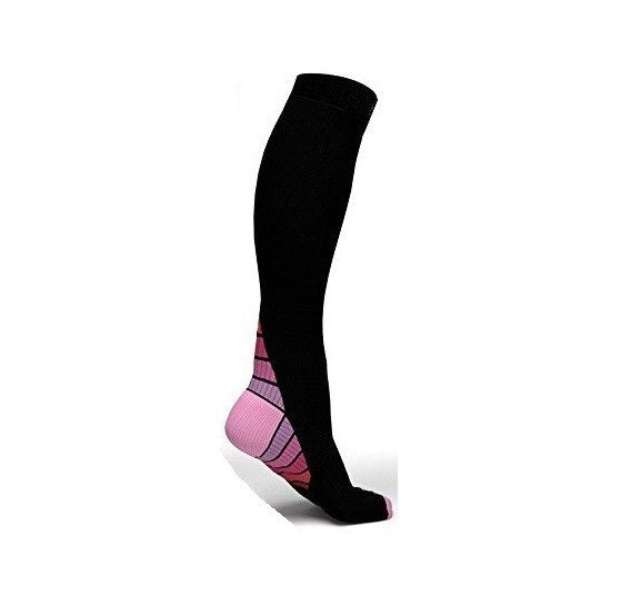 Unisex Men Professional Compression Socks Breathable Travel Activities Fit for Nurses Shin Splints Flight Travel Sports Sock