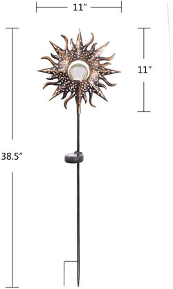 Solar Sun Garden Lamp