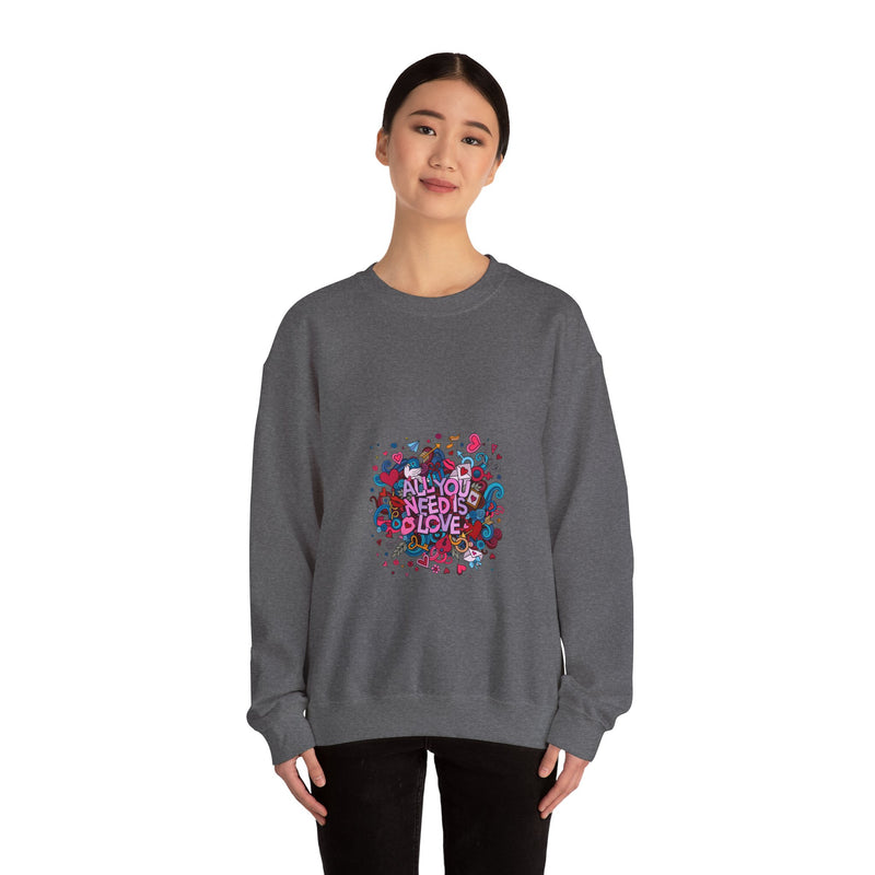 All You Need Is Love - Unisex Heavy Blend™ Crewneck Sweatshirt