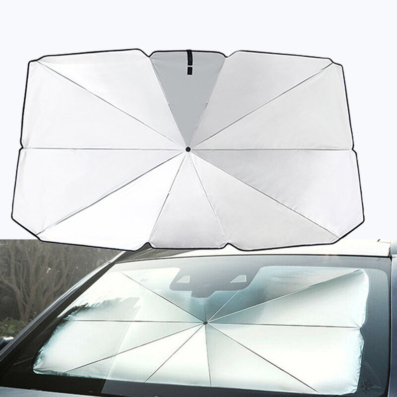 Parasol para coche, tipo paraguas, sombreado, refrigeración, parabrisas, vehículo