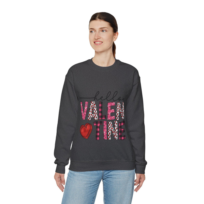 Hello Valentine - Unisex Heavy Blend™ Crewneck Sweatshirt