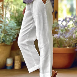 Women's Loose And Simple Solid Color Fashion Casual Pants Straight-leg Trousers