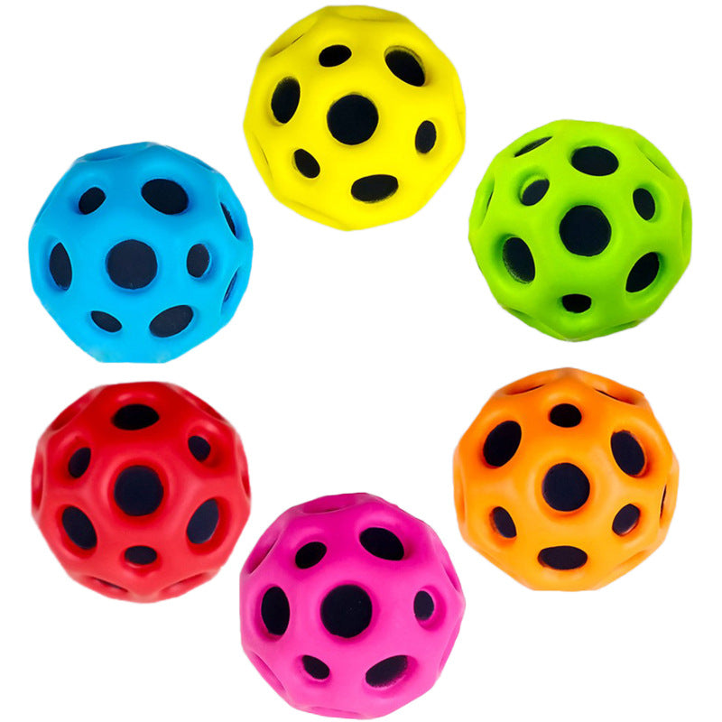 Hole Ball PU Foam Solid Elastic Interactive Slow Rebound Toy