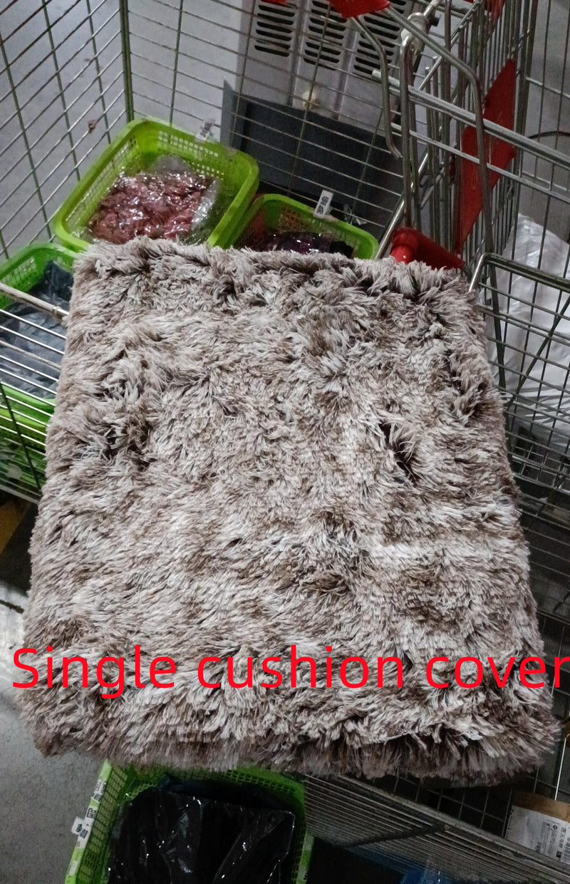 Pet winter plush square deep sleeping nest