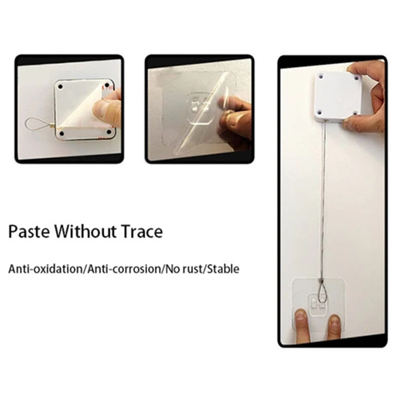 Cierrapuertas automático sin perforaciones Cierre Suave para puerta corredera puerta de vidrio dispositivo de cierre de tensión de 500g-1000g