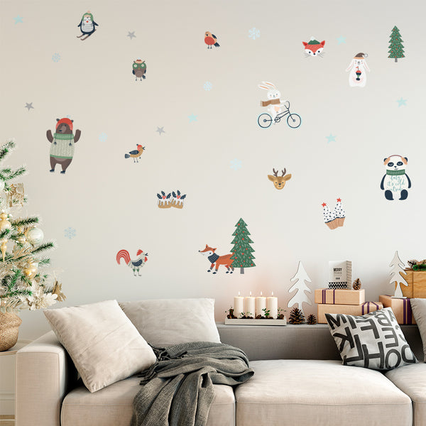 Cute Christmas Decoration Wall Sticker