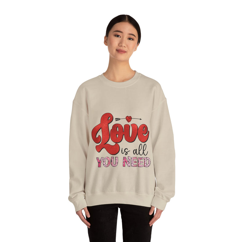 Love Is All You Need - Unisex Heavy Blend™ Crewneck Sweatshirt