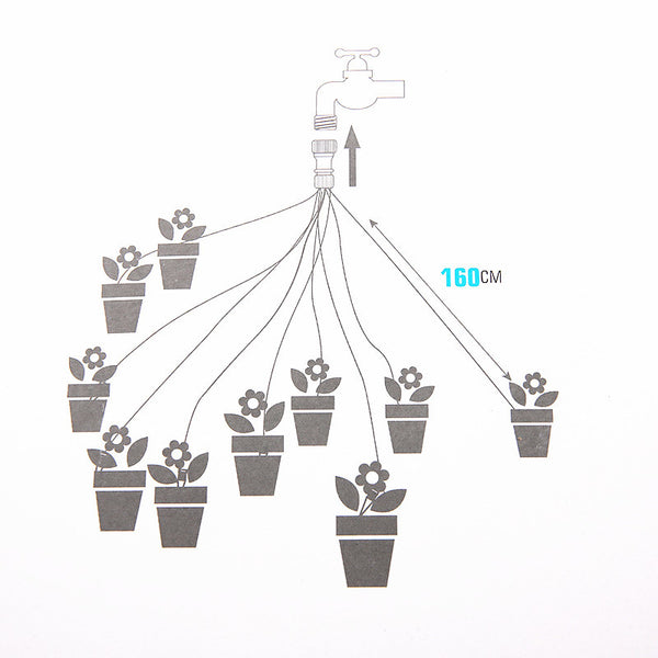 Sistema de riego de jardinería Riego automático Bebedero de flores