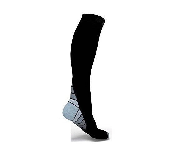 Calcetines de compresión profesionales Unisex para hombre, transpirables, para actividades de viaje, aptos para enfermeras, espinilleras, calcetines deportivos de viaje para vuelo 