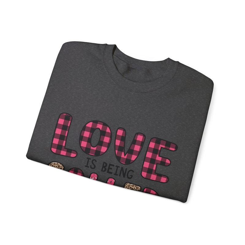 Love Is Being Called Mama - Unisex Heavy Blend™ Crewneck Sweatshirt